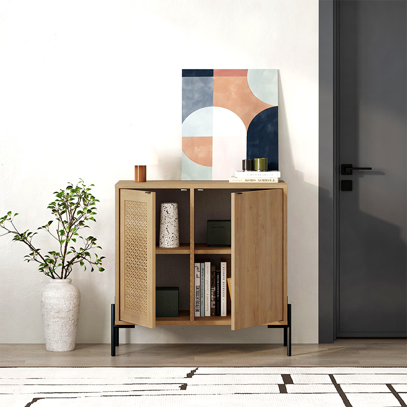 Μπουφές Naive Megapap χρώμα sapphire oak 80x40x80εκ. - Image 2