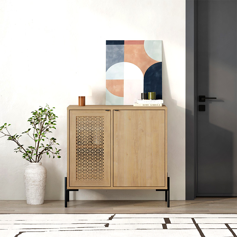 Μπουφές Naive Megapap χρώμα sapphire oak 80x40x80εκ. - Image 3