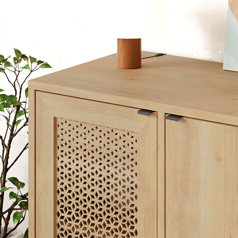 Μπουφές Naive Megapap χρώμα sapphire oak 80x40x80εκ. - Image 4
