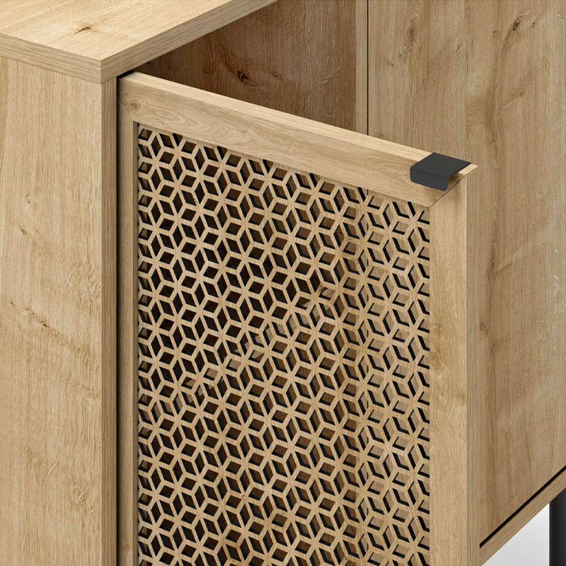 Μπουφές Naive Megapap χρώμα sapphire oak 80x40x80εκ. - Image 5