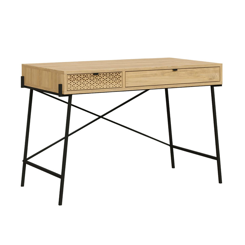 Γραφείο εργασίας Naive Megapap χρώμα sapphire oak 113,4x60x77,5εκ. - Image 7