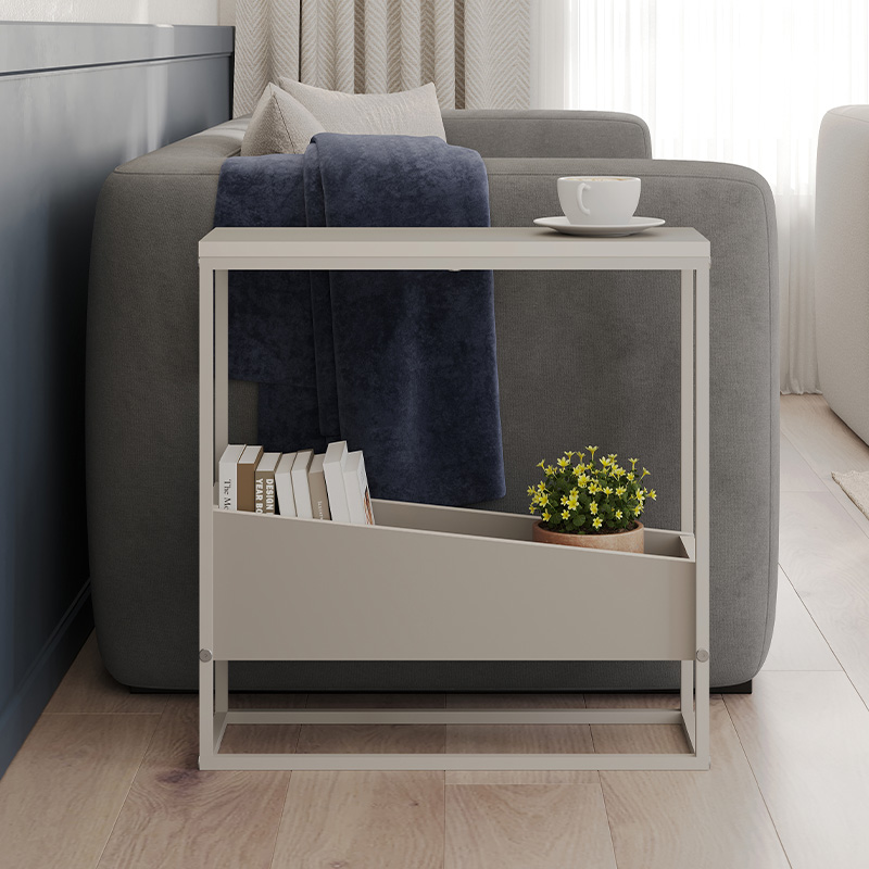 Τραπεζάκι βοηθητικό Lido Megapap χρώμα sandstone 60x22x62εκ. - Image 2