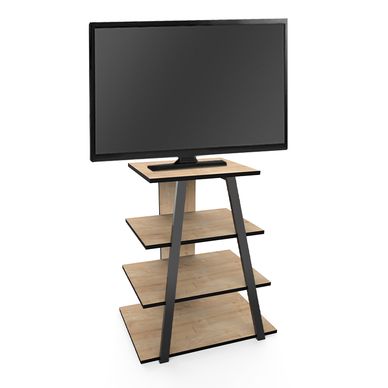 Έπιπλο τηλεόρασης Lyno Megapap χρώμα sapphire oak 70,4x54x80εκ. - Image 6