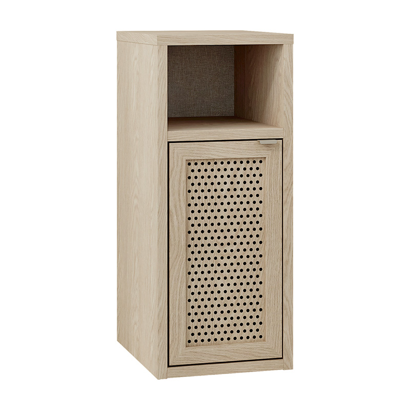 Κομοδίνο Inca Megapap χρώμα light oak 25,2x32x60εκ. - Image 6