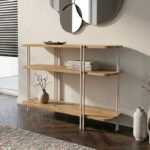 Κονσόλα Notus Megapap χρώμα sapphire oak 92×34,5×75εκ.