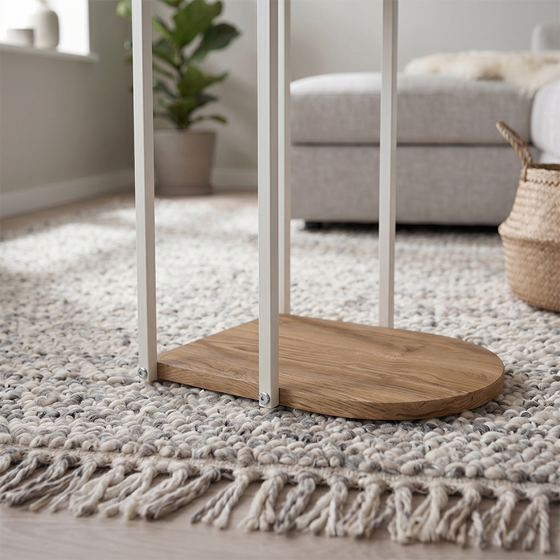 Τραπεζάκι βοηθητικό Roya Megapap χρώμα καρυδί Ud 41,5x32x56εκ. - Image 4