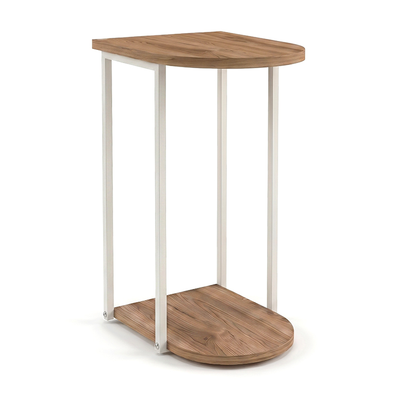 Τραπεζάκι βοηθητικό Roya Megapap χρώμα καρυδί Ud 41,5x32x56εκ. - Image 5