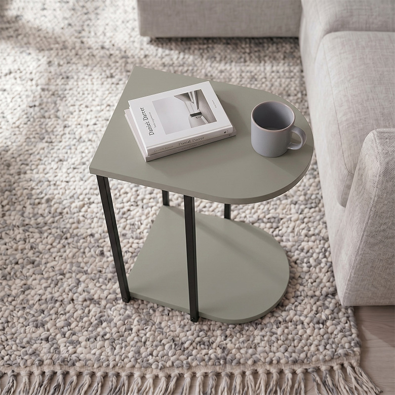 Τραπεζάκι βοηθητικό Roya Megapap χρώμα ash green 41,5x32x56εκ. - Image 2