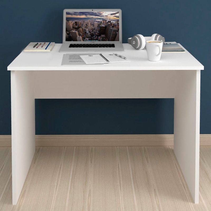 Γραφείο εργασίας Kalen Megapap χρώμα λευκό 90x60x74εκ. - Image 3