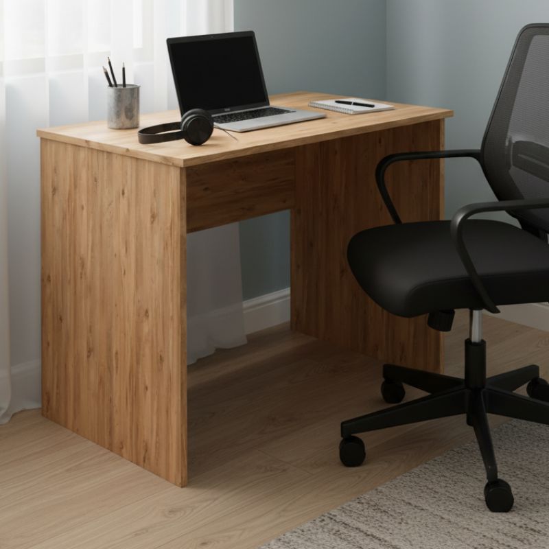 Γραφείο εργασίας Kalen Megapap χρώμα pine oak 90x60x74εκ.