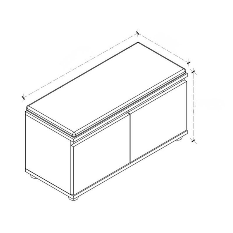 Παπουτσοθήκη Twain Megapap 8 ζευγών χρώμα sapphire oak 80x35x42εκ. - Image 5