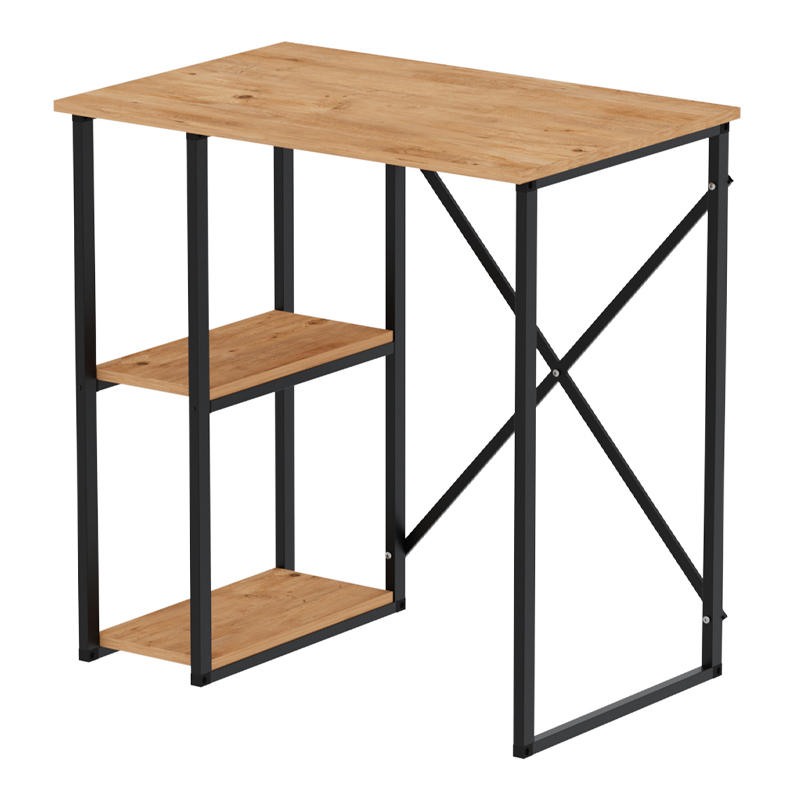 Γραφείο εργασίας Verno Megapap χρώμα pine oak 90x59,8x92,8εκ. - Image 3