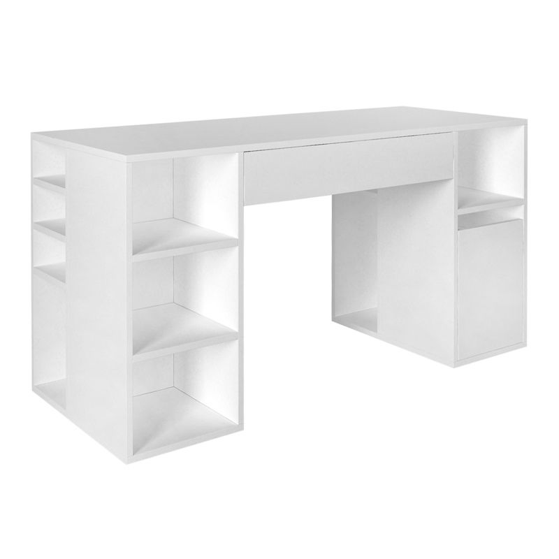 Γραφείο εργασίας Pontus Megapap χρώμα λευκό 145x60x74,4εκ. - Image 8