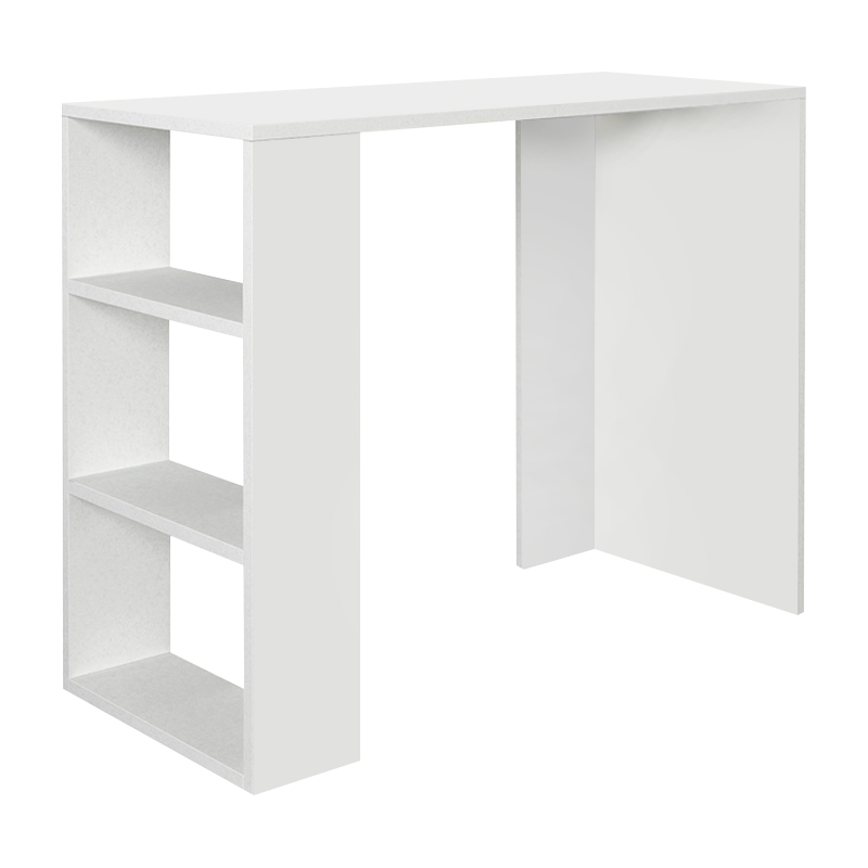 Γραφείο εργασίας Netenia Megapap χρώμα λευκό 90x40x74εκ. - Image 5