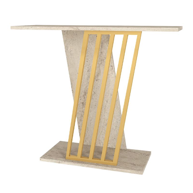 Κονσόλα Gravity Megapap χρώμα travertine - χρυσό 90x29,6x76,8εκ. - Image 5