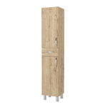 Ντουλάπι κουζίνας – μπάνιου Selina Megapap χρώμα sapphire oak 35x31x179εκ.