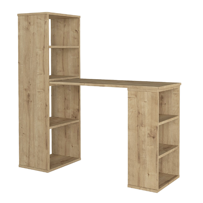 Γραφείο εργασίας πολυμορφικό Last Megapap χρώμα sapphire oak 119x44,7x123εκ. - Image 6