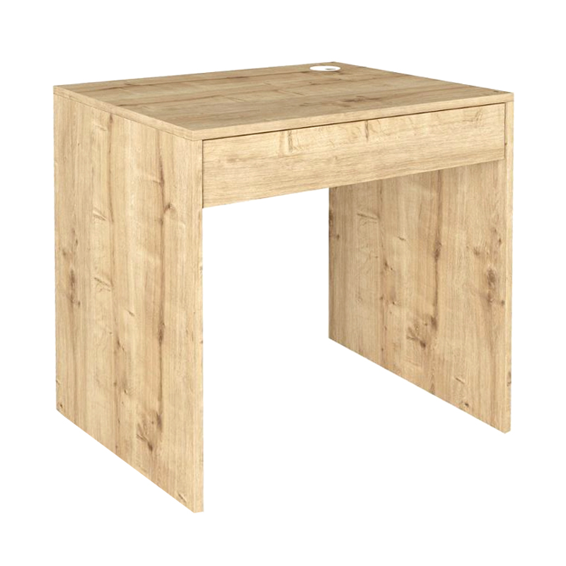 Γραφείο εργασίας Mida Megapap χρώμα sapphire oak 72x60x73,8εκ. - Image 6