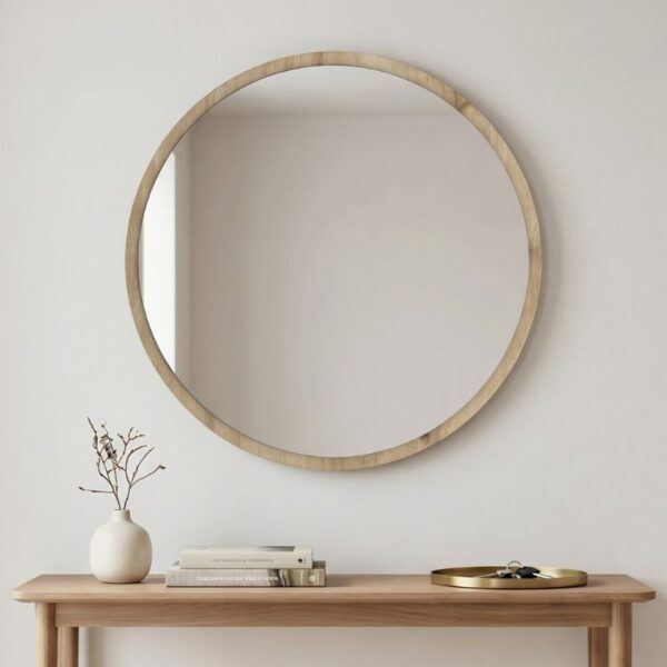 Καθρέπτης τοίχου Glob Μegapap χρώμα sapphire oak 59x2x59εκ.