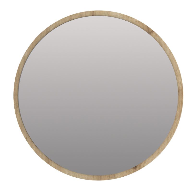 Καθρέπτης τοίχου Glob Μegapap χρώμα sapphire oak 59x2x59εκ. - Image 2