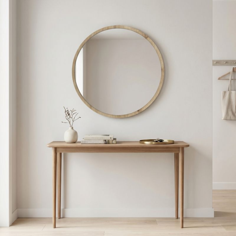 Καθρέπτης τοίχου Glob Μegapap χρώμα sapphire oak 59x2x59εκ. - Image 3