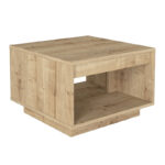 Τραπεζάκι σαλονιού Onda Megapap χρώμα sapphire oak 60x60x40εκ.