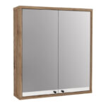 Καθρέπτης μπάνιου Lilian Μegapap χρώμα atlantic pine 59,6×14,6×65εκ.