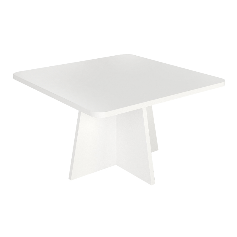 Τραπεζάκι σαλονιού Sugar Megapap χρώμα λευκό 60x60x36,8εκ. - Image 5