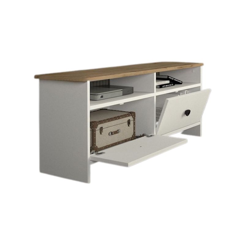 Έπιπλο τηλεόρασης Gradias Megapap χρώμα λευκό - sapphire oak 120x29,6x46,8εκ. - Image 5