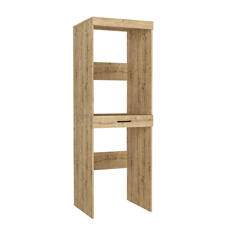 Έπιπλο πλυντηρίου - στεγνωτηρίου Fika Megapap χρώμα sapphire oak 67x61,8x198,5εκ. - Image 9