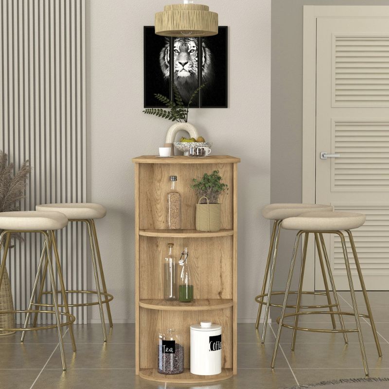 Τραπέζι μπαρ Vigne Megapap χρώμα sepet oak 150x51,6x101,8εκ. - Image 3