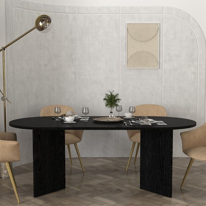 Τραπέζι Cortado Megapap χρώμα sencron black 200x90x74εκ. - Image 2
