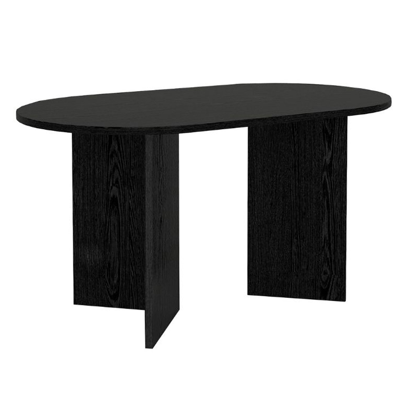 Τραπέζι Cortado Megapap χρώμα sencron black 138x80x75εκ. - Image 5