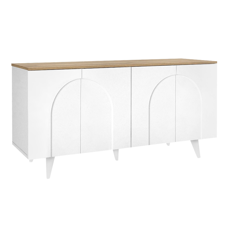 Μπουφές Bono Megapap χρώμα λευκό - sepet oak 150x45x74,6εκ. - Image 5