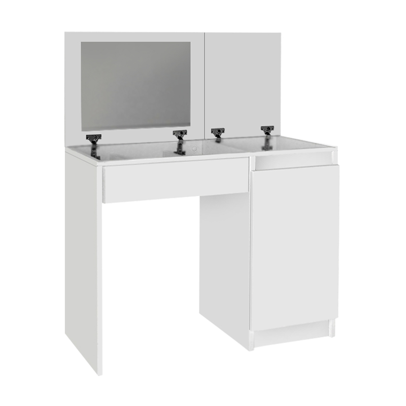 Τουαλέτα με καθρέπτη Huma Megapap χρώμα λευκό 90x45x118,2εκ. - Image 8