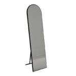Καθρέπτης δαπέδου – τοίχου Agalu Μegapap χρώμα sencron black 40×150εκ.