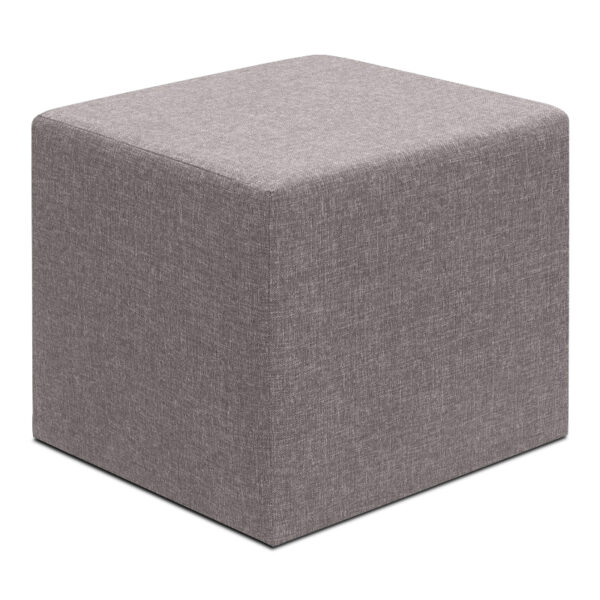 Σκαμπώ Linda Megapap υφασμάτινο χρώμα καφέ 40x40x40εκ.