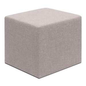 Σκαμπώ Linda Megapap υφασμάτινο χρώμα μπεζ 40x40x40εκ.