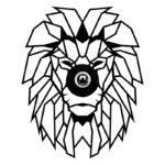 Απλίκα τοίχου Lion Megapap E27 MDF χρώμα μαύρο 39x12x49εκ.