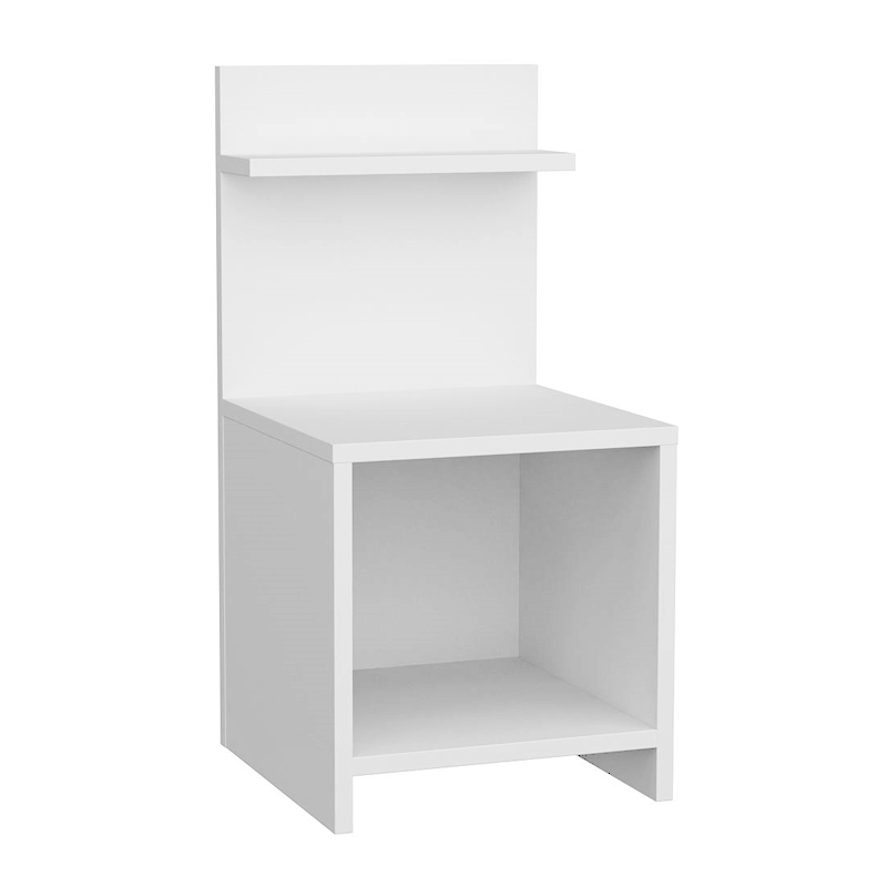 Κομοδίνο Ulman Megapap χρώμα λευκό 35x37x72εκ. - Image 4