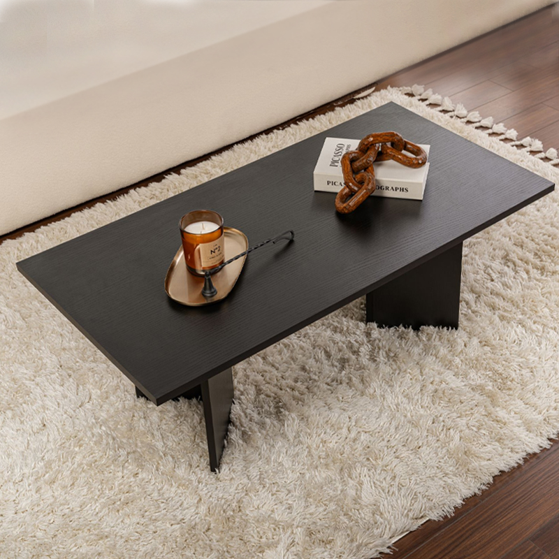 Τραπεζάκι σαλονιού Sabin Megapap χρώμα black wood 119x60x40εκ. - Image 2