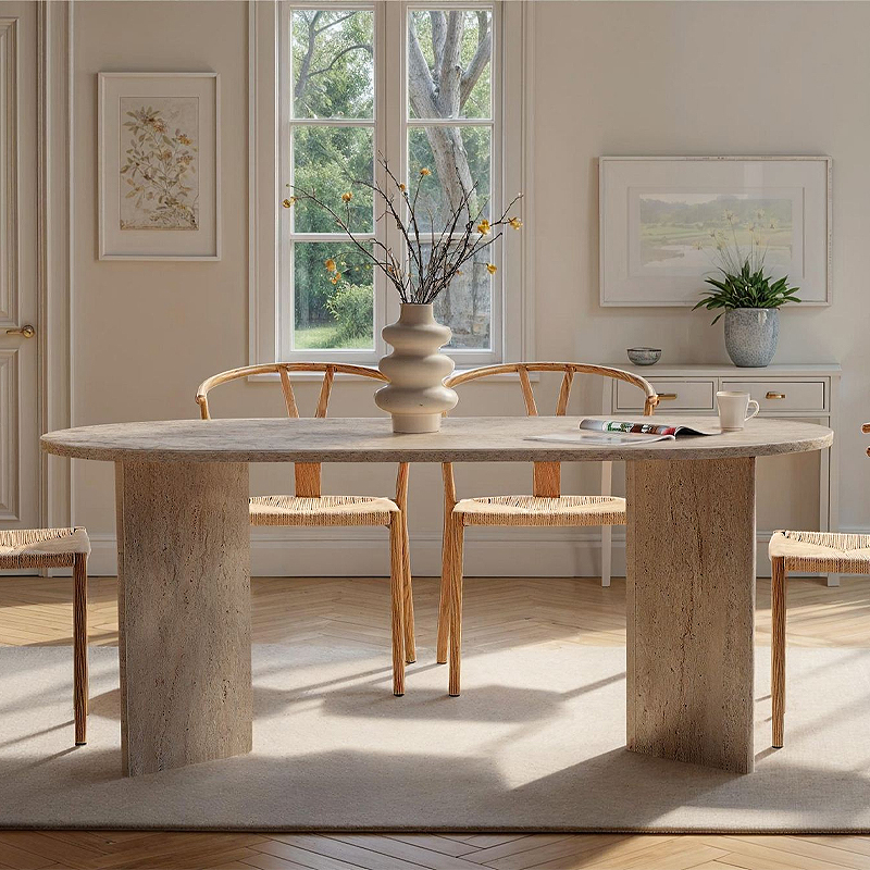 Τραπέζι Sablin Megapap χρώμα travertine 180x89,5x75εκ. - Image 2
