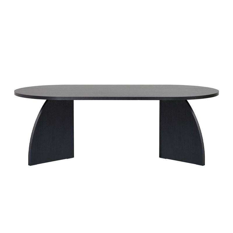 Τραπεζάκι σαλονιού Melina Megapap χρώμα black wood 120x60x40εκ. - Image 6