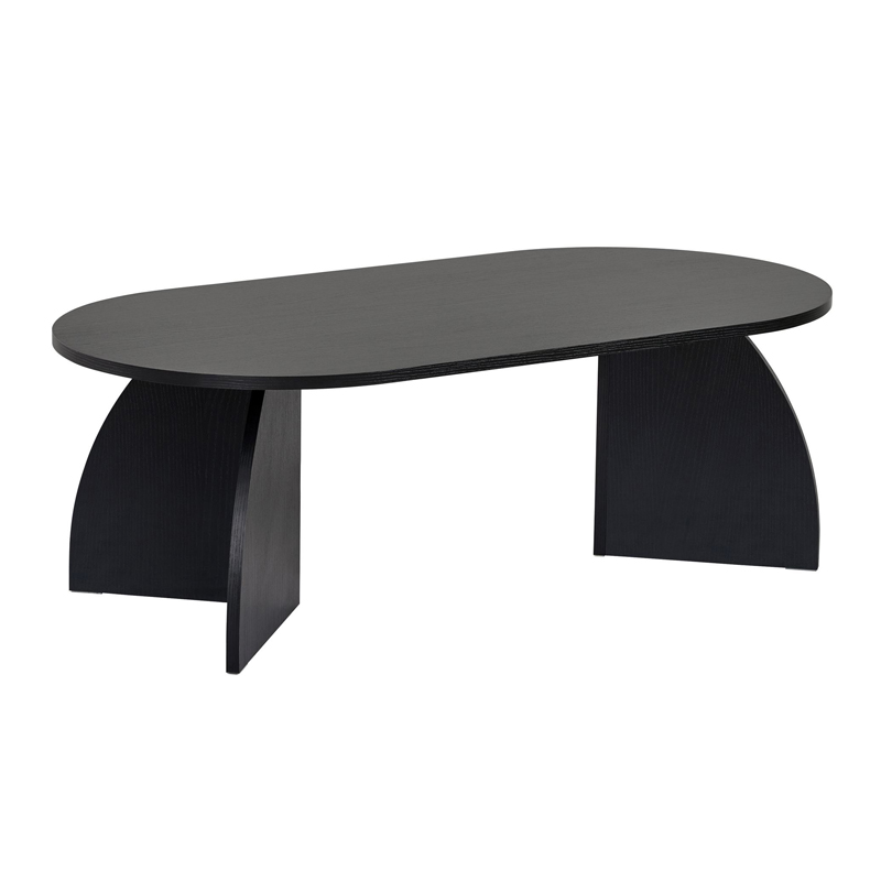 Τραπεζάκι σαλονιού Melina Megapap χρώμα black wood 120x60x40εκ. - Image 7