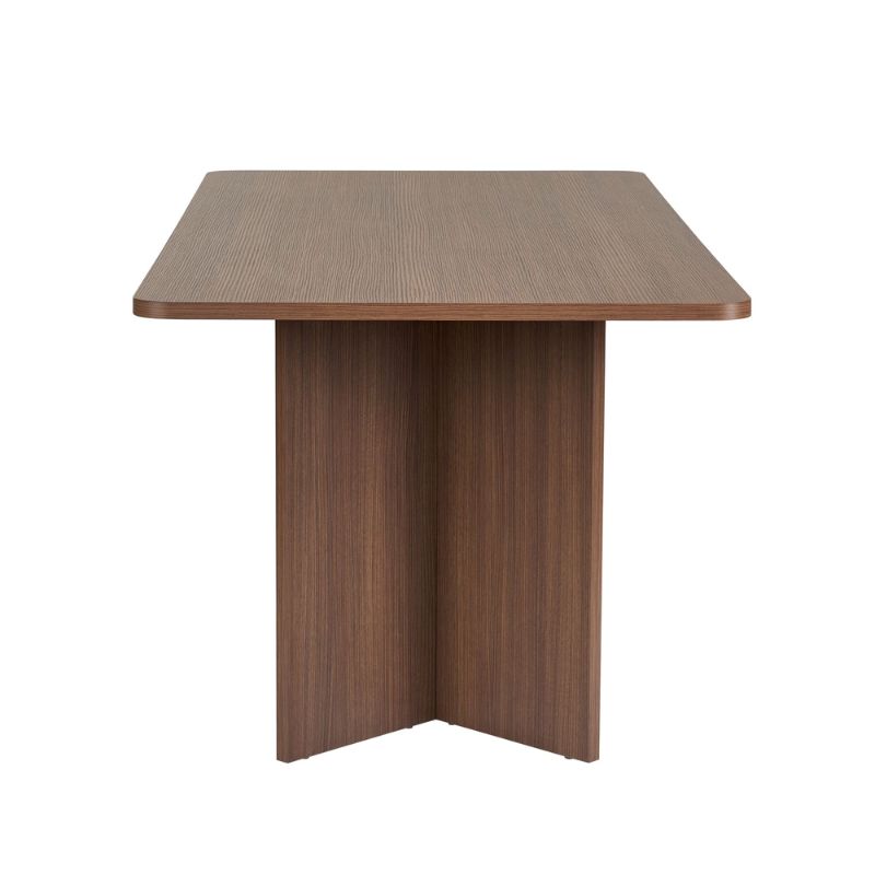 Τραπέζι Linza Megapap χρώμα καρυδί 180x90x75εκ. - Image 6