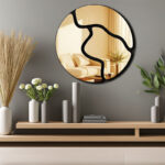 Διακοσμητικό τοίχου Ayna Μegapap με plexiglass Ø48×48εκ.