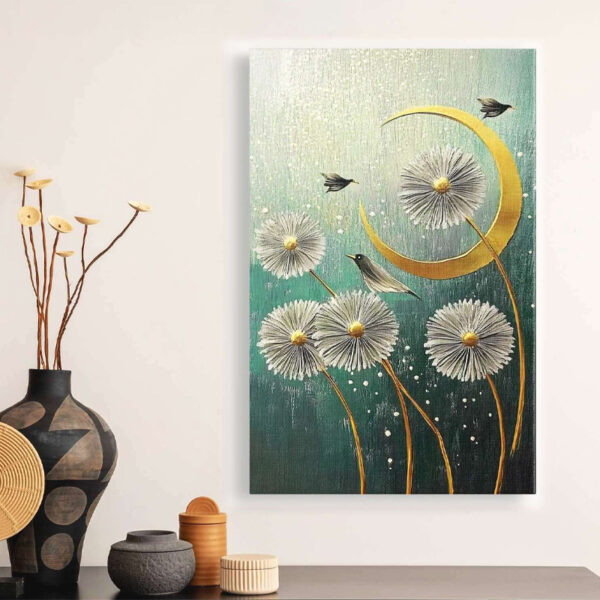 Πίνακας σε καμβά “Wildflowers” Megapap ψηφιακής εκτύπωσης 70x100x3εκ.