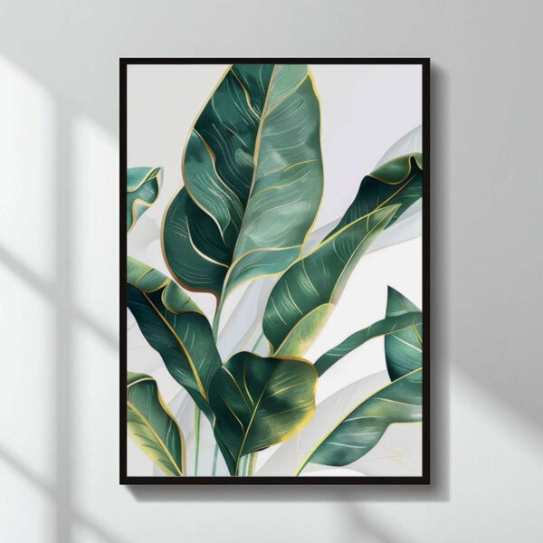 Πίνακας “Botanical Leaves” Megapap ψηφιακής εκτύπωσης 50×70εκ.