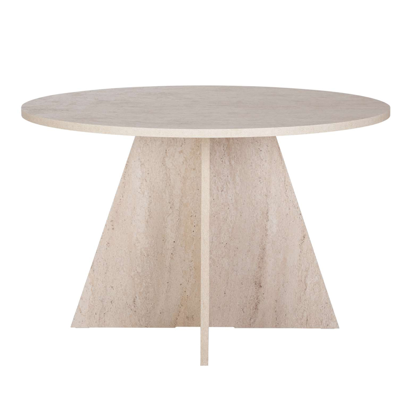 Τραπέζι Virela Megapap χρώμα travertine Ø120x75εκ. - Image 6