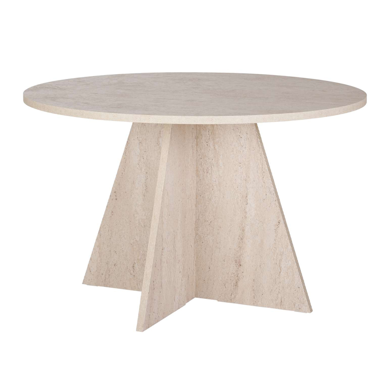Τραπέζι Virela Megapap χρώμα travertine Ø120x75εκ. - Image 7